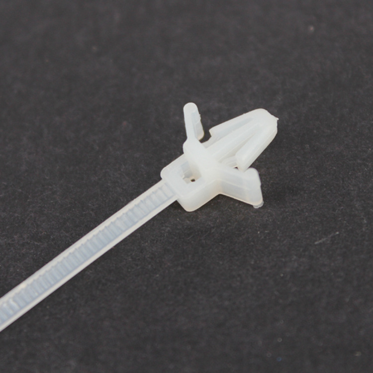 3*100飞机头扎带尼龙塑料电缆束线带插销式汽车线束钣金固定