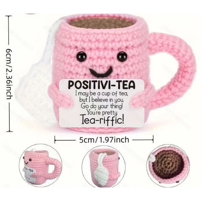 Transfronterizos nuevos lindos pingüinos emocionales de energía positiva muñeca taza de cerveza artesanal tortuga creativa ganado de tierras altas