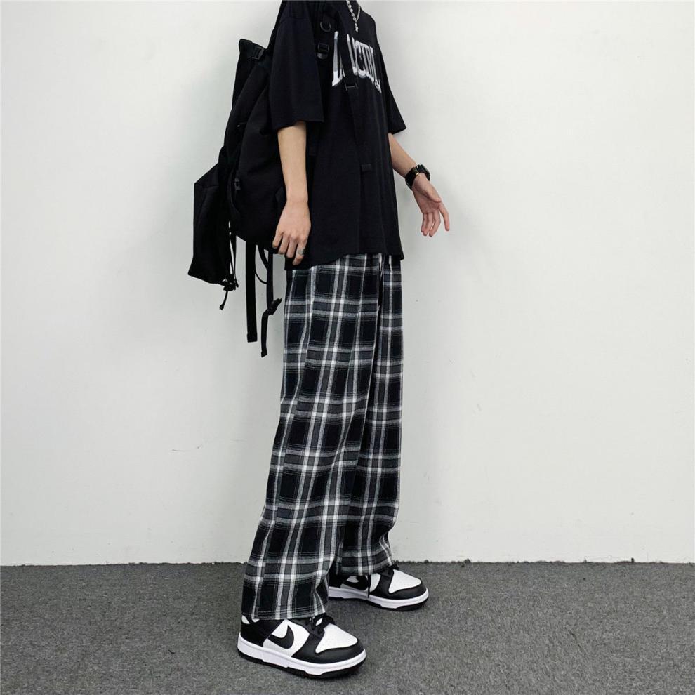 WOLFF Casual Checkered Pants Image 1
