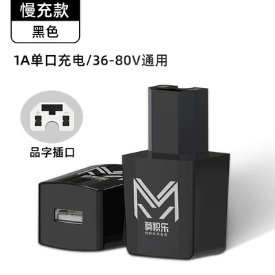 Mobil şarj cihazları: Charging USB Converter Plug 48V60V72 - ordinary-10a-single-port-black-36v-80v