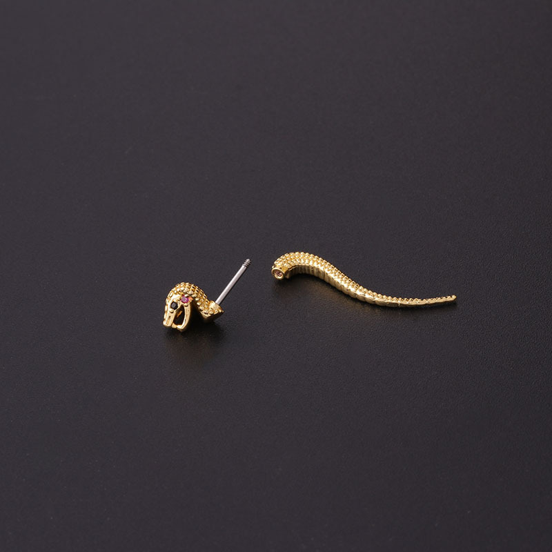 Piercing De La Oreja Moda Serpiente Acero Inoxidable 316 Enchapado display picture 6