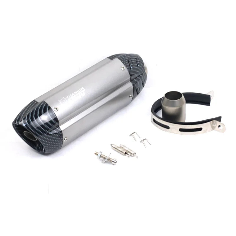 CF Moto 51mm Motorcycle Exhaust Pipe Modified Stainless Steel Devil Ninja Kawasaki (Exhaust pipe) - a