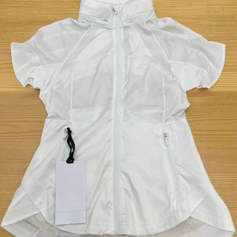 2026 Spring New European Style Slim-Fit Sun Protection Clothing Outdoor Casual Sunshade Sports Breathable Yoga Jacket