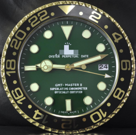 壁掛け時計 14inch 金属夜光時計 ステンレススチール カレンダー リビングルーム壁掛け時計 壁掛け式 海外購入代理店|undefined
