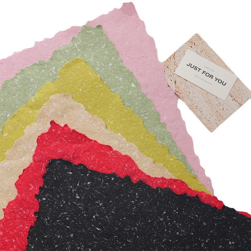 Flores desmenuzadas, pétalos reales, papel de envoltura de papel Dongba, papel de envoltura de flores, floristería de alta calidad, suministros, papel de envoltura de ramo