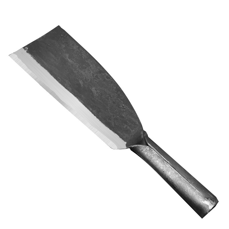 Cuchillo de leña forjado a mano, grueso, corte de leña, cuchillo de árbol, corte de leña, una pieza, corte de leña en el hogar, apertura al aire libre, eliminación de obstáculos, bambú anticuado