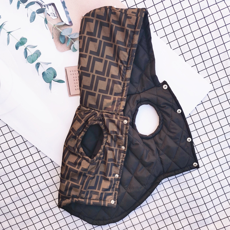 Ins Autumn and Winter Trendy Brand Pet Cotton Vest New Teddy Bichon Schnauzer French Dou Cat Thickeneded Dog Cotton Coat Ins Autumn and Winter Trendy Brand Pet Cotton Vest New Teddy Bichon Schnauzer French Dou Cat Thickeneded Dog Cotton Coat