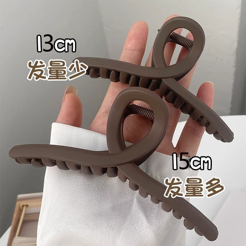 15cm Cross Clip Hair Clip Women's Hair Accessories High-End Grab Clip Extra Large Hair Volume Back Head Hair Shark Clip
