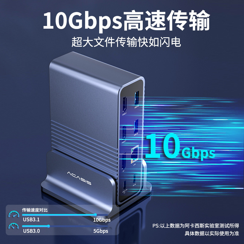 Type-c拡張拓十五合一100wpd 4k 60hz互換雷3/4 hubハブ拡張ドック|undefined