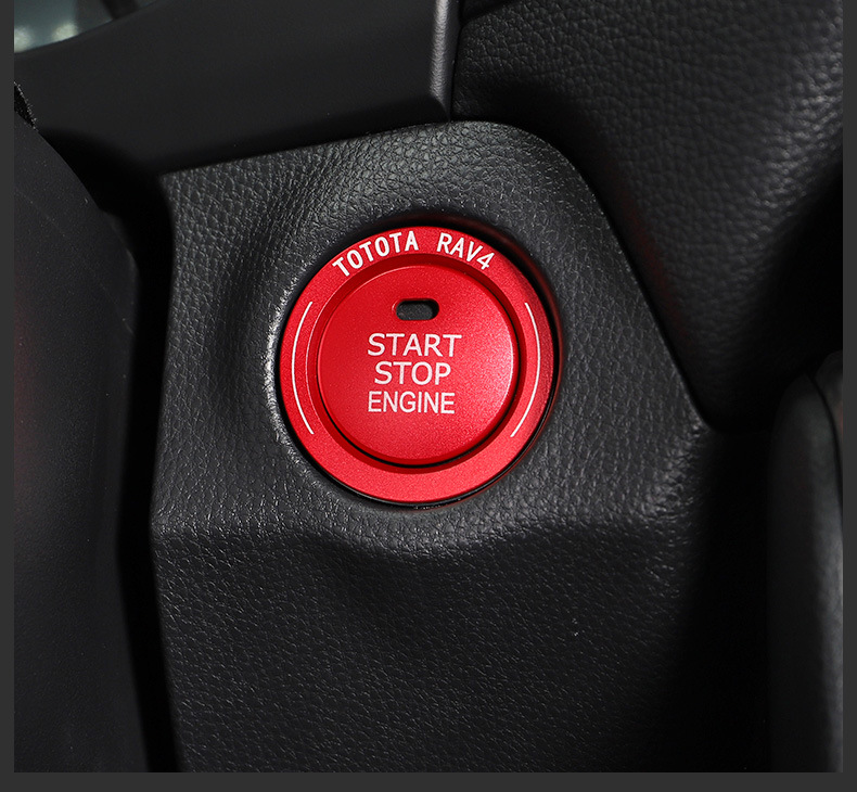 Suitable for Toyota RAV4 RongFang Weilanda Tacoma Crown Asian Dragon One Button Start Decorative Ring Ignition Ring