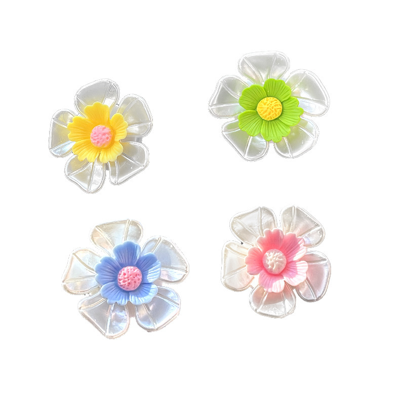 Perfume de coche, flor de cinco pétalos, aire acondicionado, salida de aire, clip decorativo de aromaterapia, clip de salida de coche, accesorios de coche