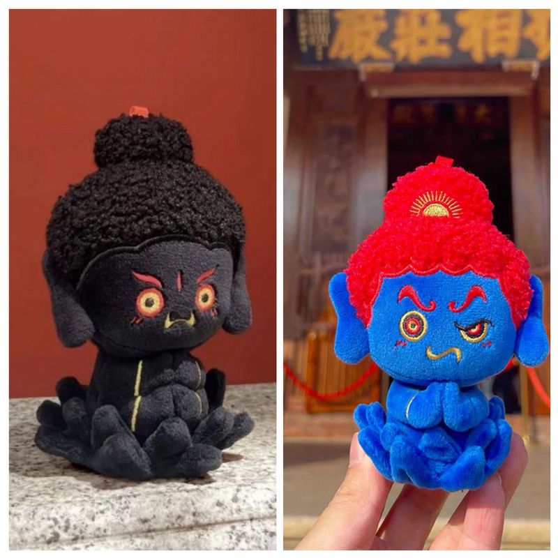 山西文化創造大興山寺大黒天神小仏ぬいぐるみペンダントクリエイティブ人形旅行ギフト親友へ|undefined