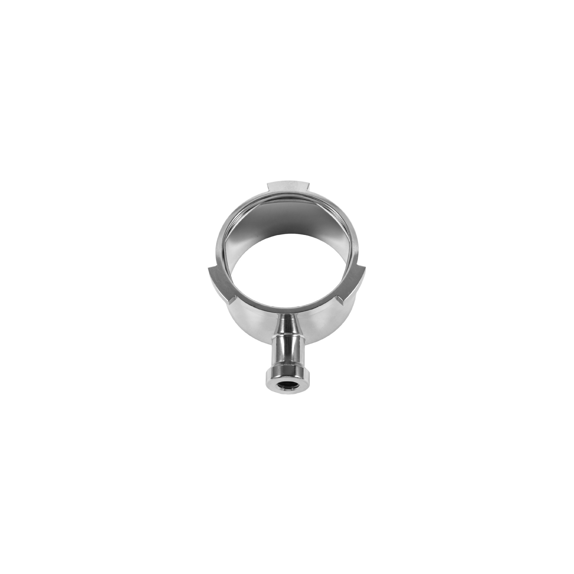 Portafiltro sin Fondo para Cafetera 51mm 304 de Acero inoxidable y Metal, Café Extraído, para Cafetería y Hogar