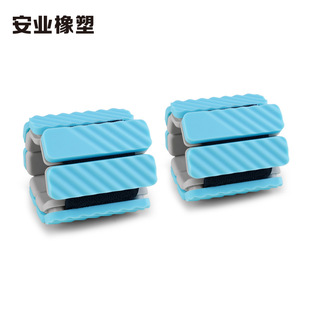 Factory Direct Adjustable Silicone Weight-bearing Bracelet Wave Pattern Running Jumping Weight-bearing Sandbag Sports Fitness Swimming