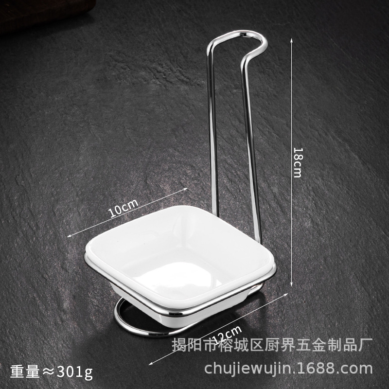 チタンメッキ金色スープスプーン棚ステンレススプーン漏れスプーン鍋スプーン棚ホテル食器棚陶磁器皿スプーン棚|undefined