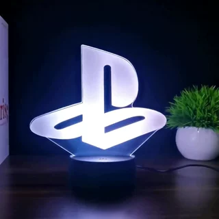 热销3d小夜灯创意七彩变色电竞房间Xbox游戏手柄耳机周边氛围灯