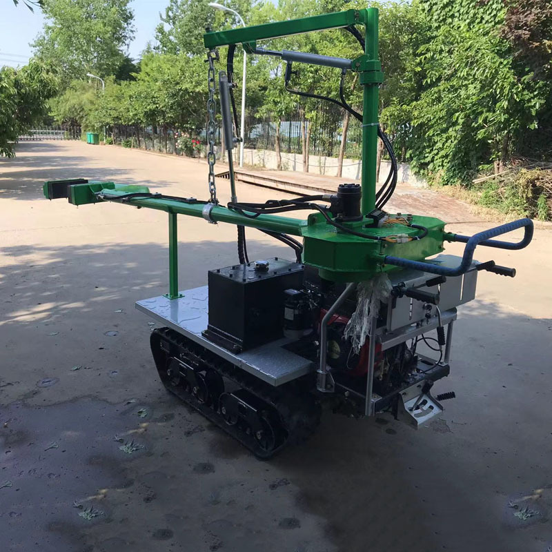 Fruit-shaking picking wheel-type tree-shaking machine Bigen fruit walnut nut jujube fruit vibrating fruit-shaking machine harvesting machinery