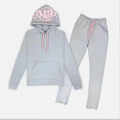SynaWord High Street fashion fashion brand suit men's ins trendy hip hop hoodie syna printed sweater suit