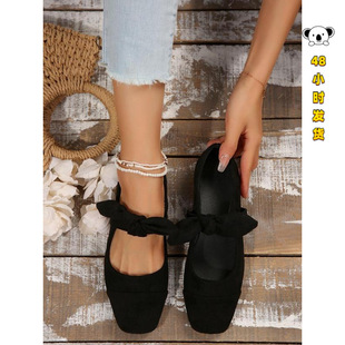 B 28132 Bow round head mary jane shoes �����Y�A�^������Ь
