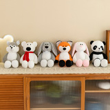 (Трансграничная торговля), плюшевая кукла, игрушка, новая коллекция, популярно в интернете, тигр, лев, слон