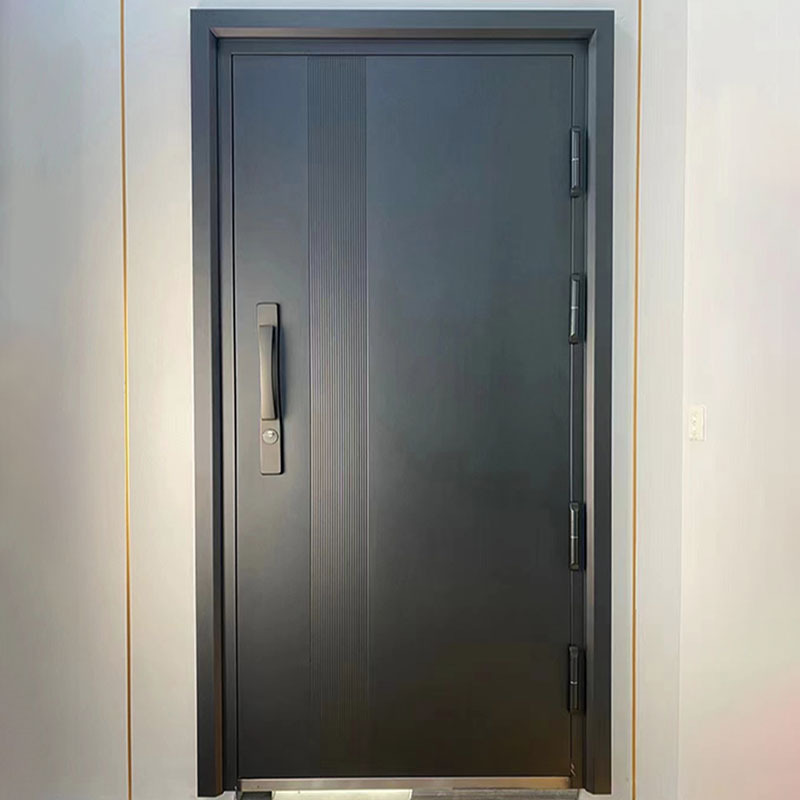 Cast Aluminum Anti-Theft Door, Simple Anti-Theft Entrance Door, Class a Security Anti-Theft Door, Highly Effective Soundproof Home Entrance Door