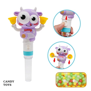 Игрушка-корова-погремушка для конфет для детей