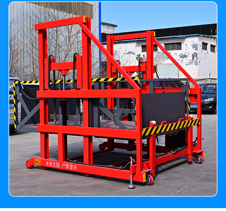 Mobile Hydraulic Loading and Unloading Platform for Warehouse Logistics, Container Forklift Loading and Unloading, Mobile Unloading Platform