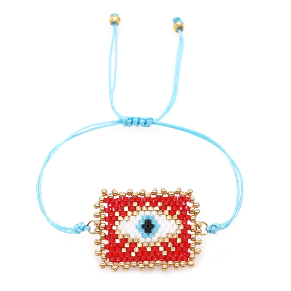 1 Pieza Bohemio Geométrico Vidrio Irregular Borla Mujeres Pulsera display picture 8