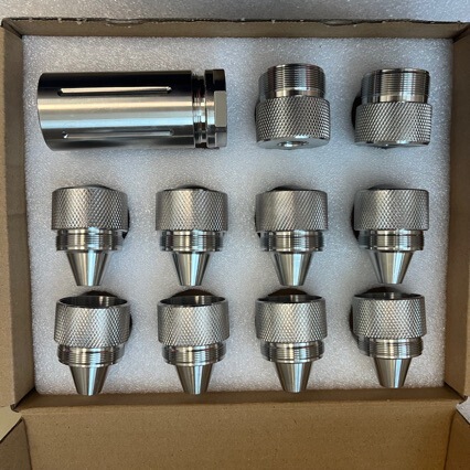 Suitable for Any 1.375''X24 Tapered Parts, Stainless Steel Replacement Sealing End Caps Suitable for Any 1.375''X24 Tapered Parts, Stainless Steel Replacement Sealing End Caps