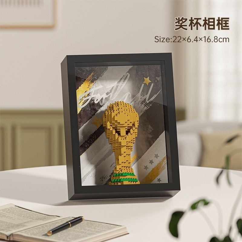 Recuerdo de la Copa del Mundo transfronteriza Fútbol Camiseta de la Copa del Mundo de Potencia Juguetes de decoración de figuras deportivas