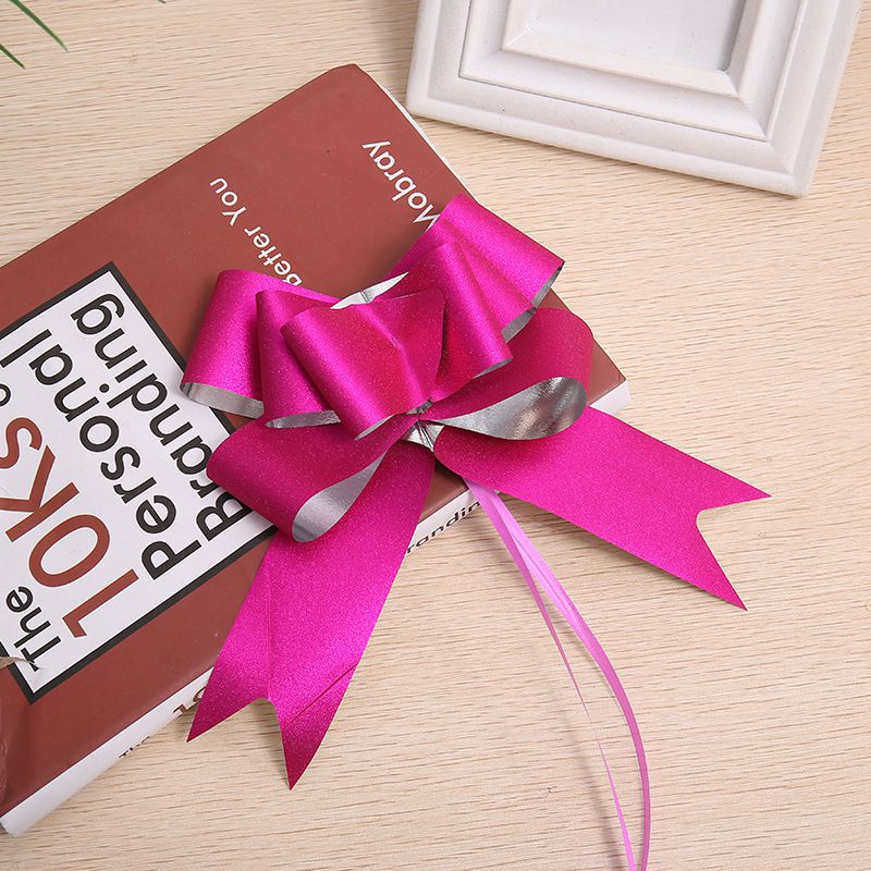 Cruz-frontera Venta caliente de alta gama de decoración del hogar de regalo de la flor embalaje arco mano tirar flor 50 cebolla colorida boda coche puerta tirar flor