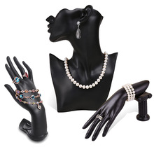 项链模特人像摆件珠宝展示道具橱窗饰品架挂耳环项链戒指陈列架