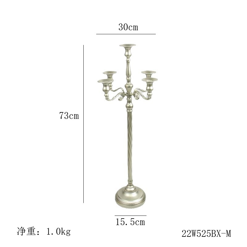 Transfronterizo hierro candelabro decoración hotel boda props ins vela Copa hogar sala de estar decoración de metal titular de la vela