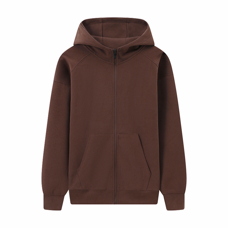 380G gran anillo antiestático vestido de hombro cardigan chaqueta con cremallera con chaqueta encapuchada logotipo personalizado ropa de trabajo