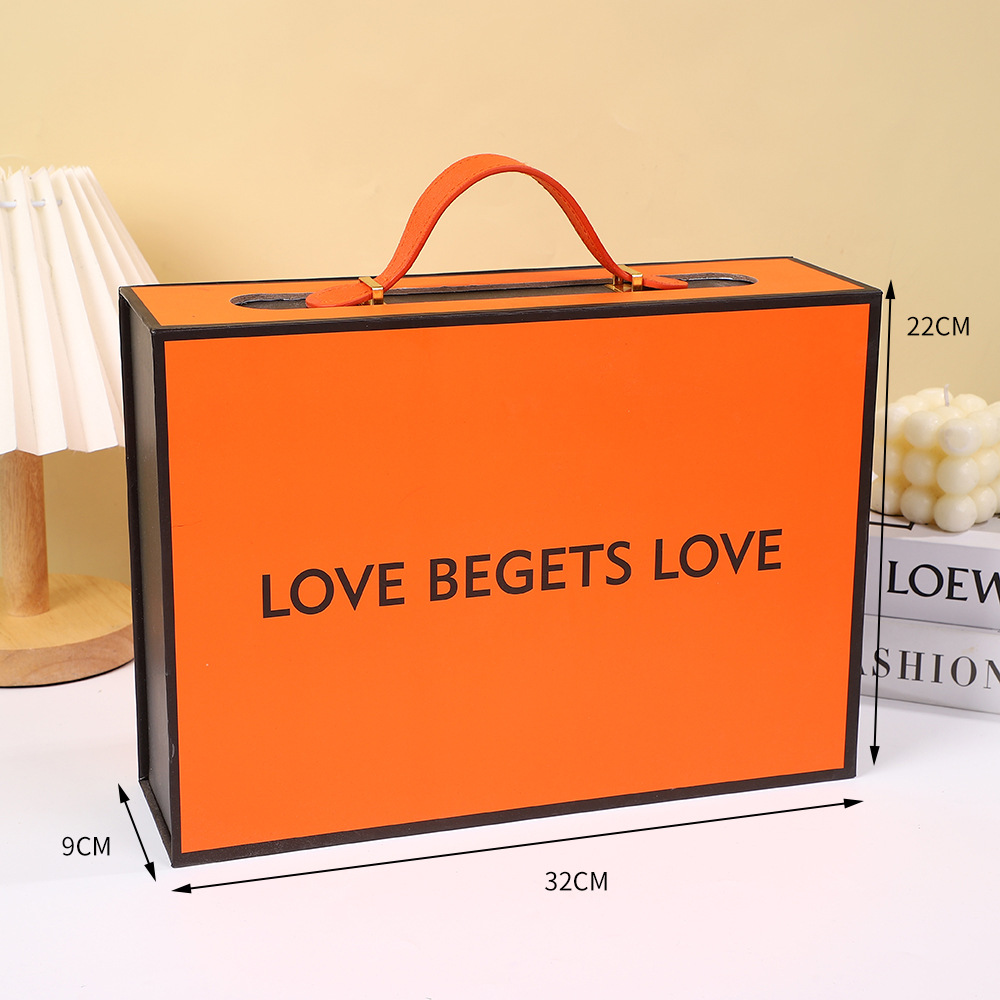 结婚伴娘礼盒高级感网红空盒子生日礼物中国风礼品包装盒厂家批发