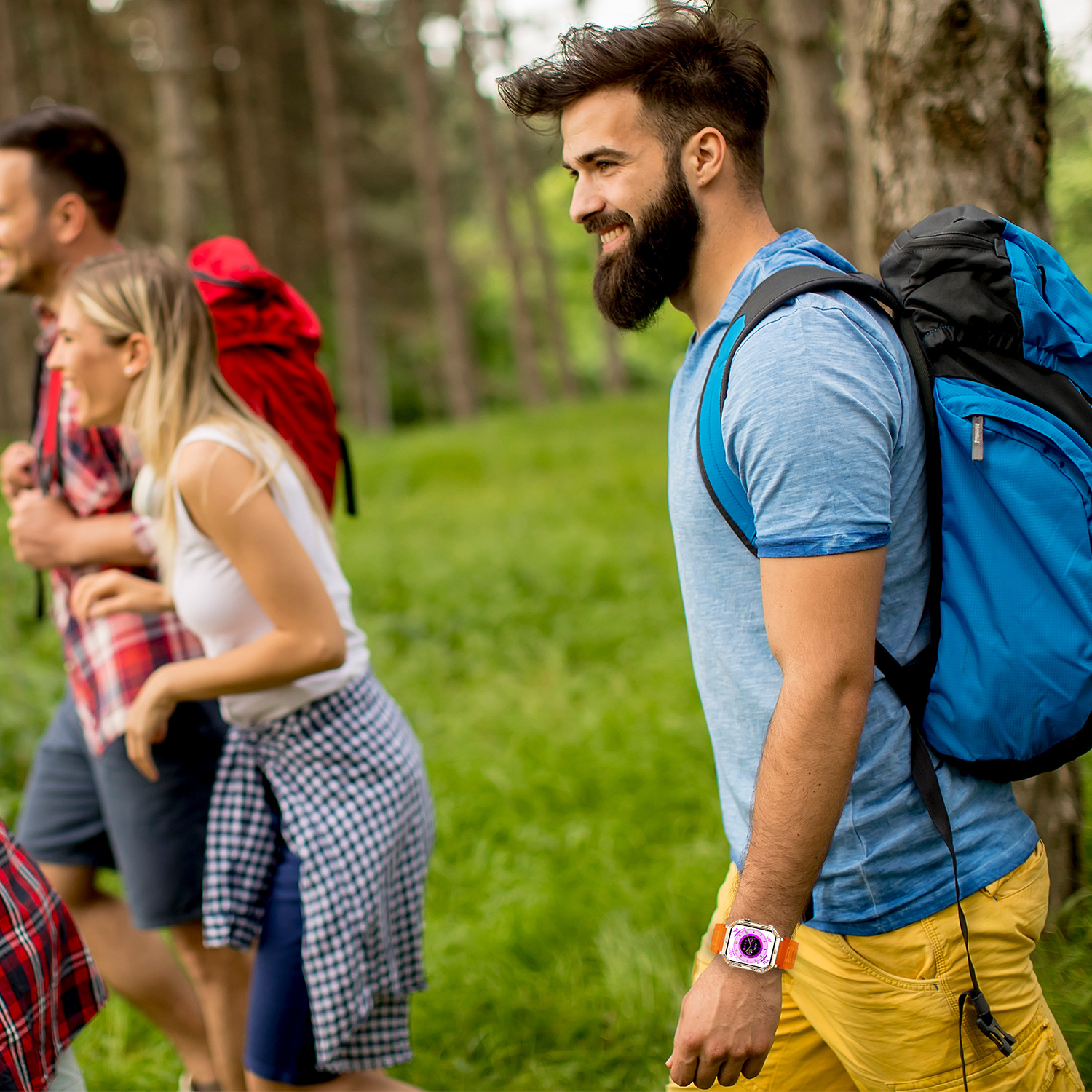 G106 Smartwatch 1,96 Zoll Outdoor Tri-Wind Motion Bluetooth_voghion.com