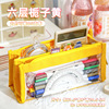 Japanese transparent pencil case, high quality capacious stationery for elementary school students