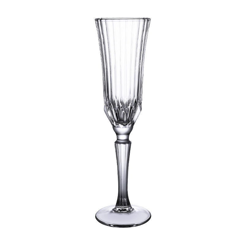 Taza alta de lujo de estilo europeo, copa de vino blanco, copa de cóctel francesa, copa de champán de vino de vidrio para el hogar