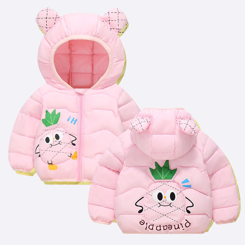 外贸秋冬新款中小童羽绒棉服婴幼儿宝宝棉袄轻薄连帽棉服外套男女|undefined
