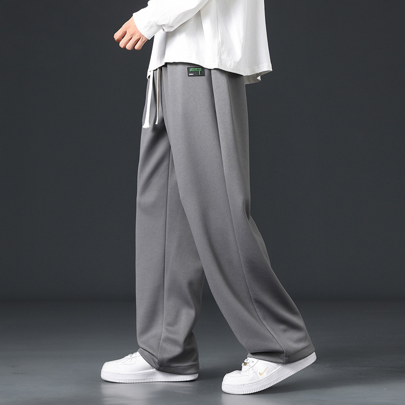 Pantalones Deportivos Holgados de Poliéster para Hombre