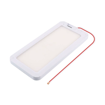 Cross-border new RV lights stepless dimming eye protection soft light reading lights three-color warm car lights car ceiling lights (Other lights) - white