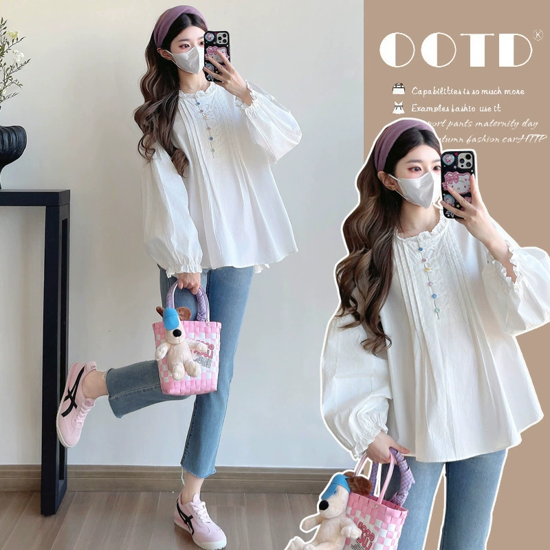 Верхняя одежда для беременных весной новая беременная женщина