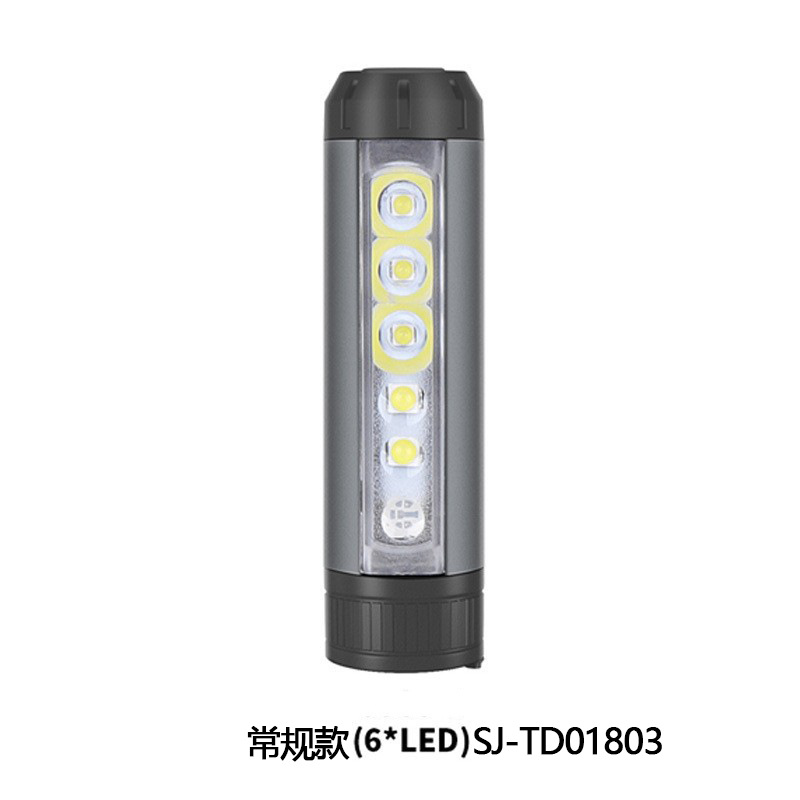 Nuevo mini faro transfronterizo TYPE-C recargable con múltiples fuentes de luz, faro de emergencia impermeable al aire libre, faro fuerte