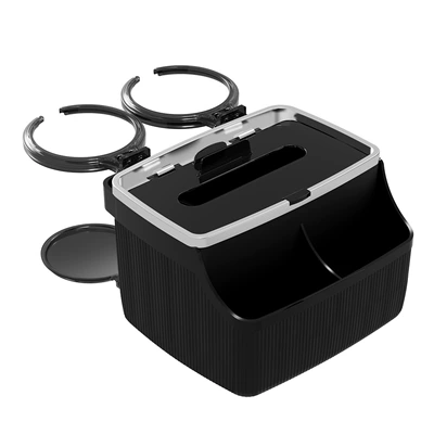 Foldable Cup Holder Storage Box | Car tissue box/set