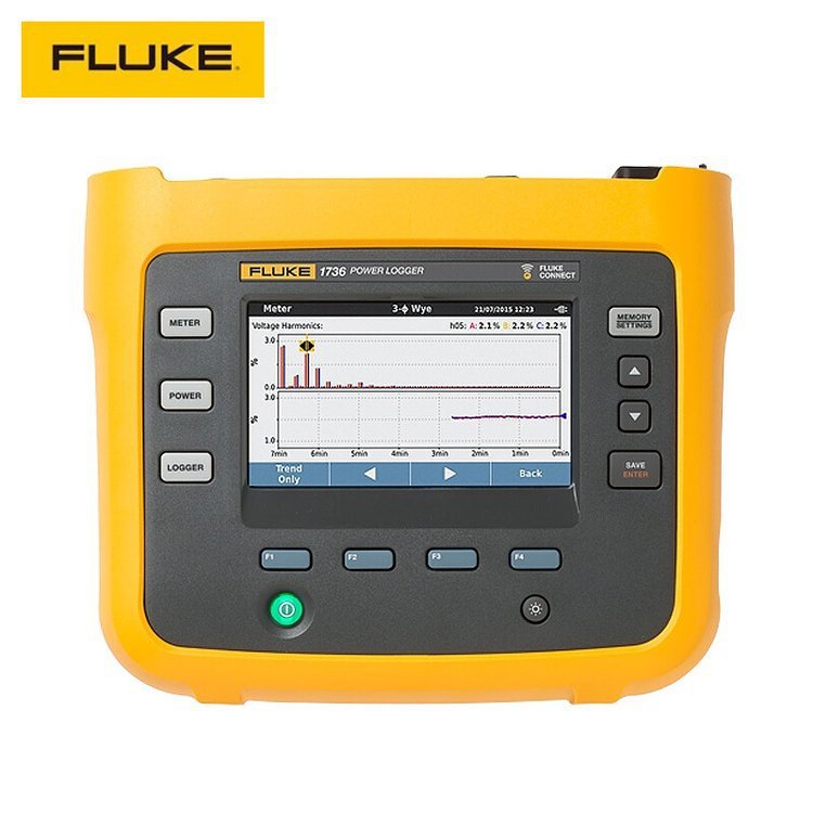 福禄克Fluke 1736功率计记录仪F1738三相电能质量记录器仪分析仪
