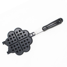 双面家用烘焙工具爱心华夫饼模diy不粘蛋糕松饼烤盘waffle maker
