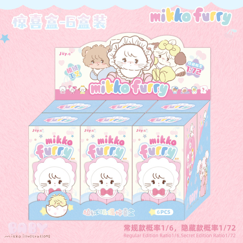 正版卡通Mikko植绒玩偶惊喜盒公仔盲盒摆件卡通可爱女生礼物|undefined