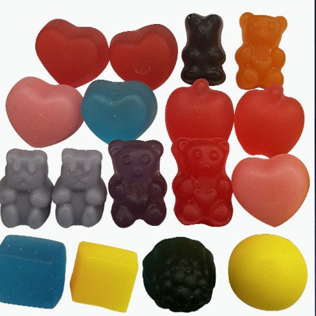 Blueberry Creatine Gummy Bears Lutein Soft Candy Custom Shapes and Flavors quality and texture