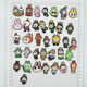 cross-border new pull cloth cartoon patch diy accessories mobile phone case hair clip trendy accessories soft glue patch