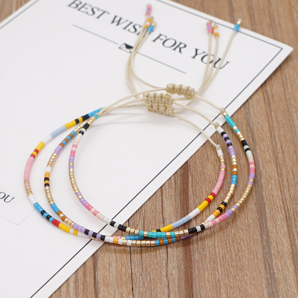 Bohemian Multicolor Glass Wholesale Bracelets display picture 3